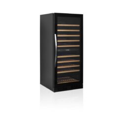 Vinotéka - 250 L/119 fliaš | TEFCOLD TFW 300-2F s presklenými dverami je elegantné riešenie pre skladovanie a vystavovanie vína.️