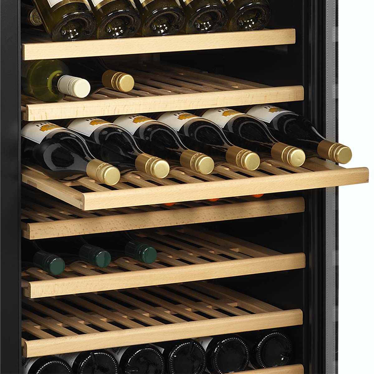 Vinotéka - 163 fliaš | TEFCOLD TFW 400-2F je elegantné riešenie pre skladovanie a vystavovanie vína.️