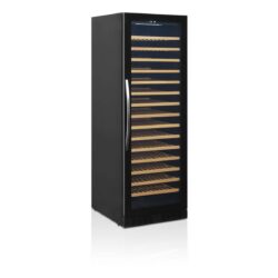 Vinotéka - 165 fliaš - čierna | TEFCOLD TFW 400-F je elegantné riešenie pre skladovanie a vystavovanie vína.️