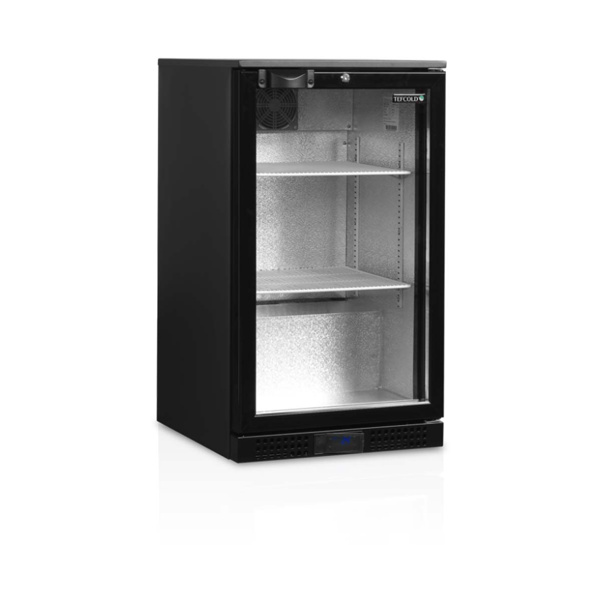 Mini chladnička - 92 L - biele police | TEFCOLD DB106H je vybavená ventilovaným chladením na rýchle dosiahnutie požadovanej teploty️.