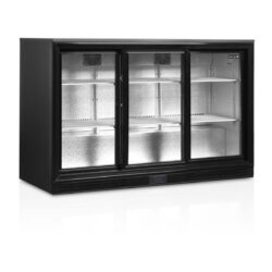 Mini chladnička - 3 - dverová - 278 L | TEFCOLD DB301S-3 je vybavená ventilovaným chladením na rýchle dosiahnutie požadovanej teploty️.