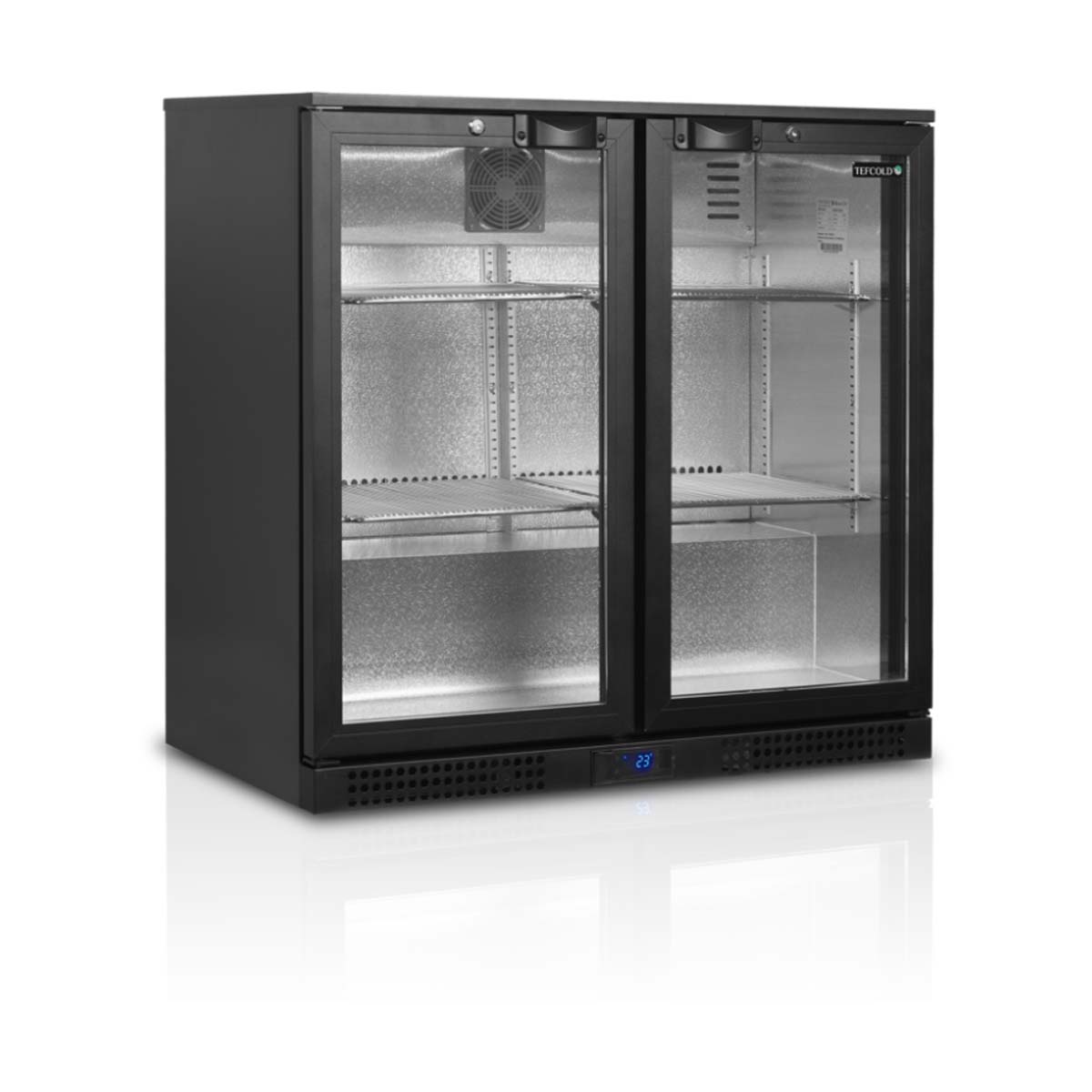 Mini chladnička - 2 - dverová - 182 L | TEFCOLD BA26Hr je vybavená ventilovaným chladením na rýchle dosiahnutie požadovanej teploty️.