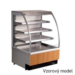 Önkiszolgáló hűtővitrin, fix hátfallal - Juka