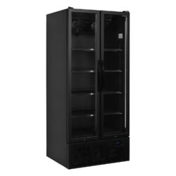 Chladiaca skriňa presklené kr. dvere TEFCOLD FS890H BLACK