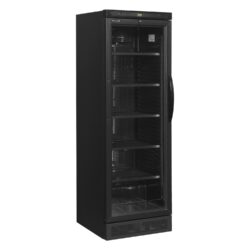 Chladiaca skriňa presklené ľavé dvere TEFCOLD CEV 425 BLACK L/H