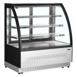 Chladiaca vitrína cukrárska čierna TEFCOLD LPD 1200 C Black