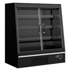 Chladiaca vitrína prístenná, kr. dvere TEFCOLD Galaxy+ GPL14FGD Black