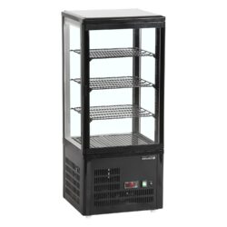Chladiaca vitrína stolová, čierná TEFCOLD UPD 80 BLACK