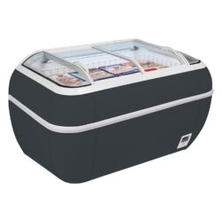 Kombinovaný chladiaci/mraziaci ostrov antracit TEFCOLD Twin HEAD-A-CF