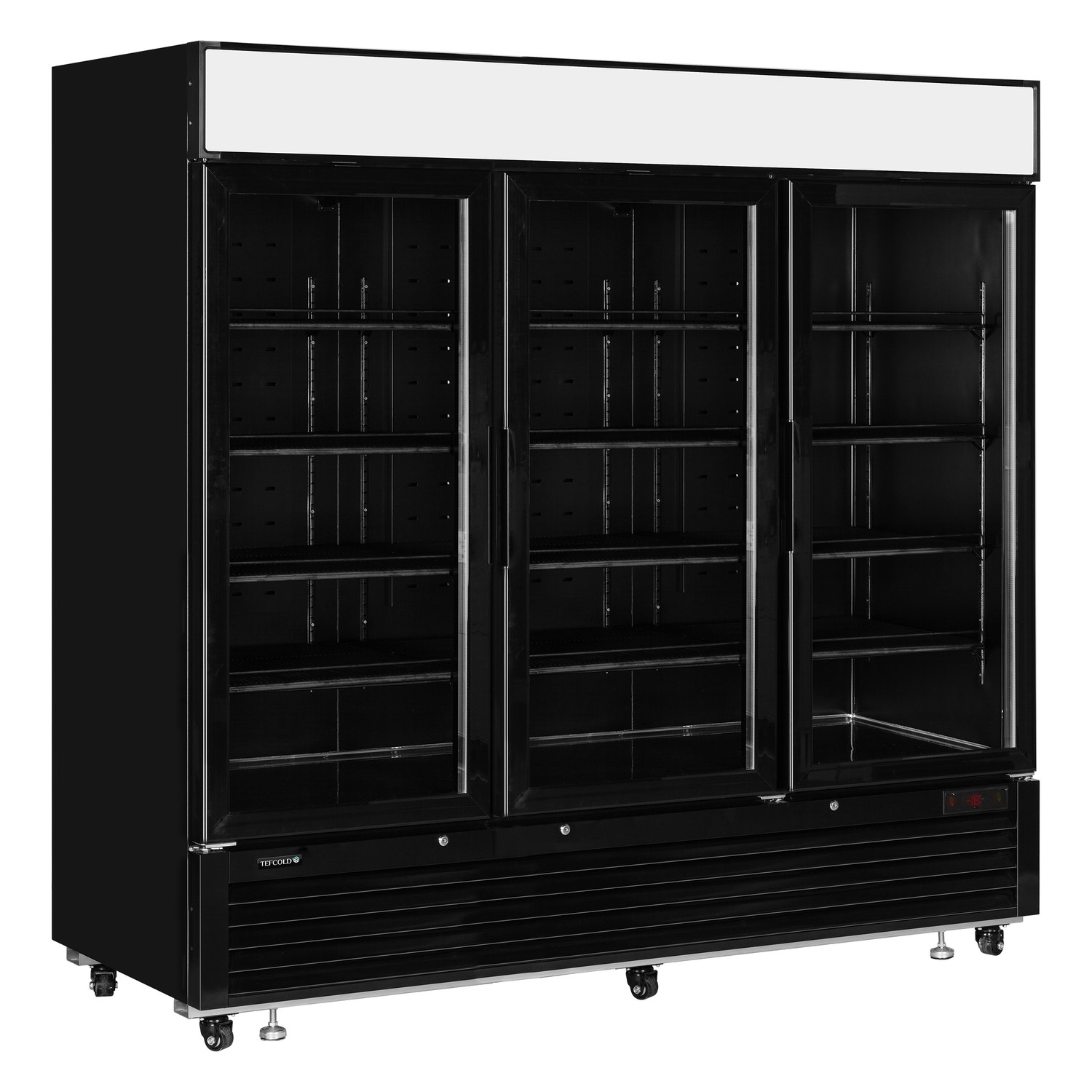 Mraziaca skriňa presklené dvere TEFCOLD LGF7500B