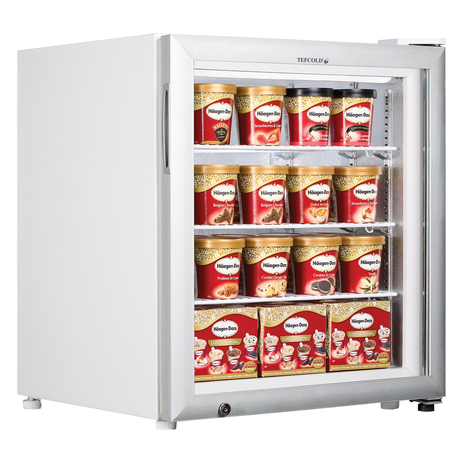 Mraziaca skriňa presklené dvere TEFCOLD UF 100 G