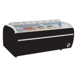 Kombinovaný mraziaci / chladiaci ostrov, čierna TEFCOLD TWIN 220B-CF