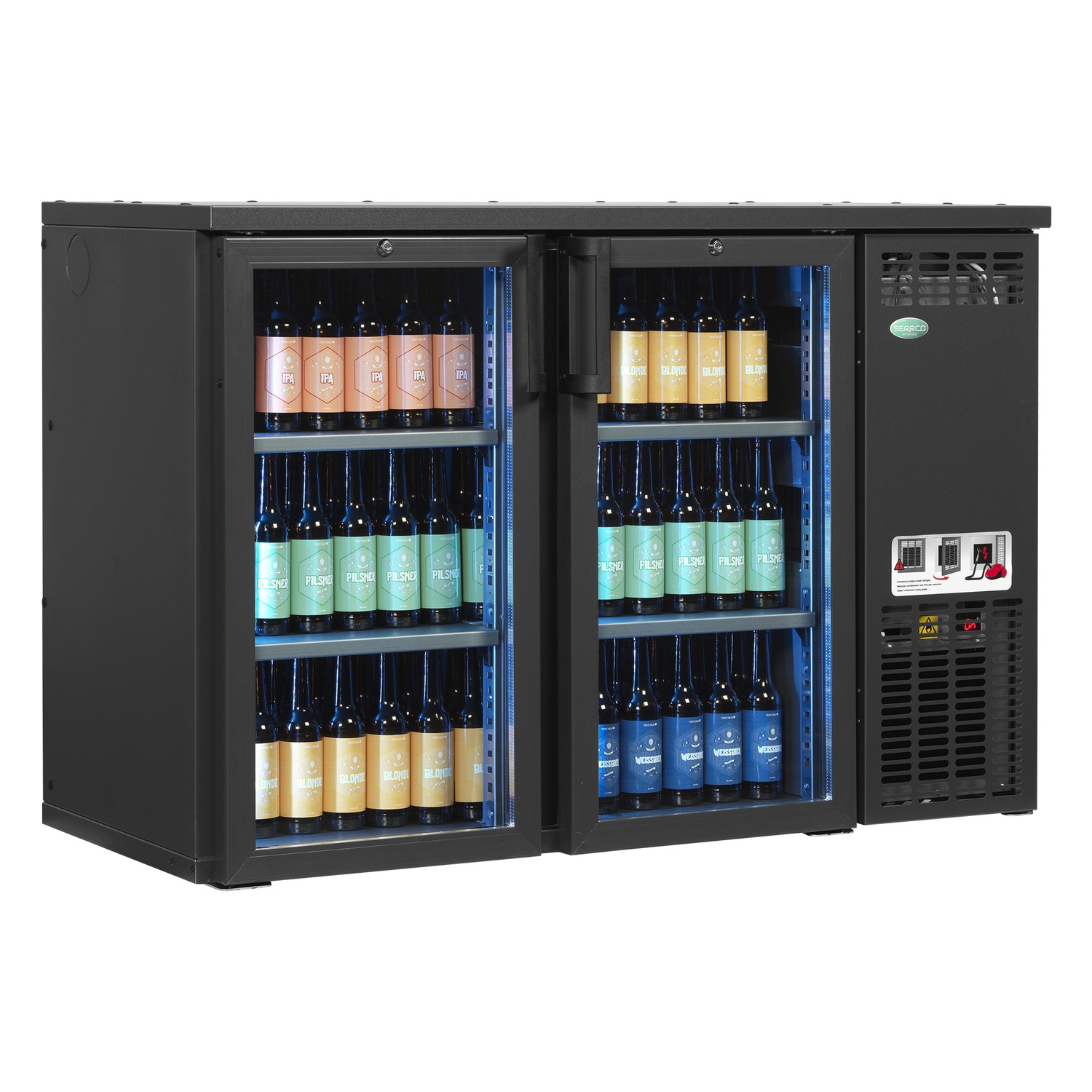 Premiový chladiaci minibar do baru TEFCOLD SCL-22GMU+