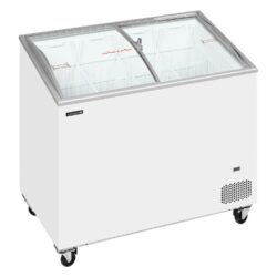 Pultová mraznička presklené oblé veko TEFCOLD IC302SCEB