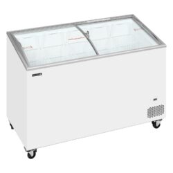 Pultová mraznička presklené oblé veko TEFCOLD IC402SCEB