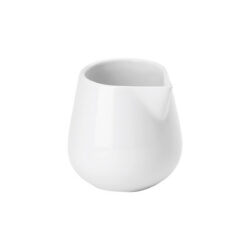 Fehér porcelán tejkiöntő praktikus csőrrel, 200 ml űrtartalom, kávéhoz.